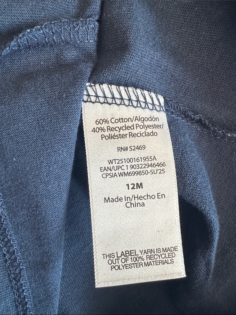 NWTS Celebrate Patriotic Kids Navy Star Print Tank & ShortsSet Red Trim 12 mos - Picture 8 of 8